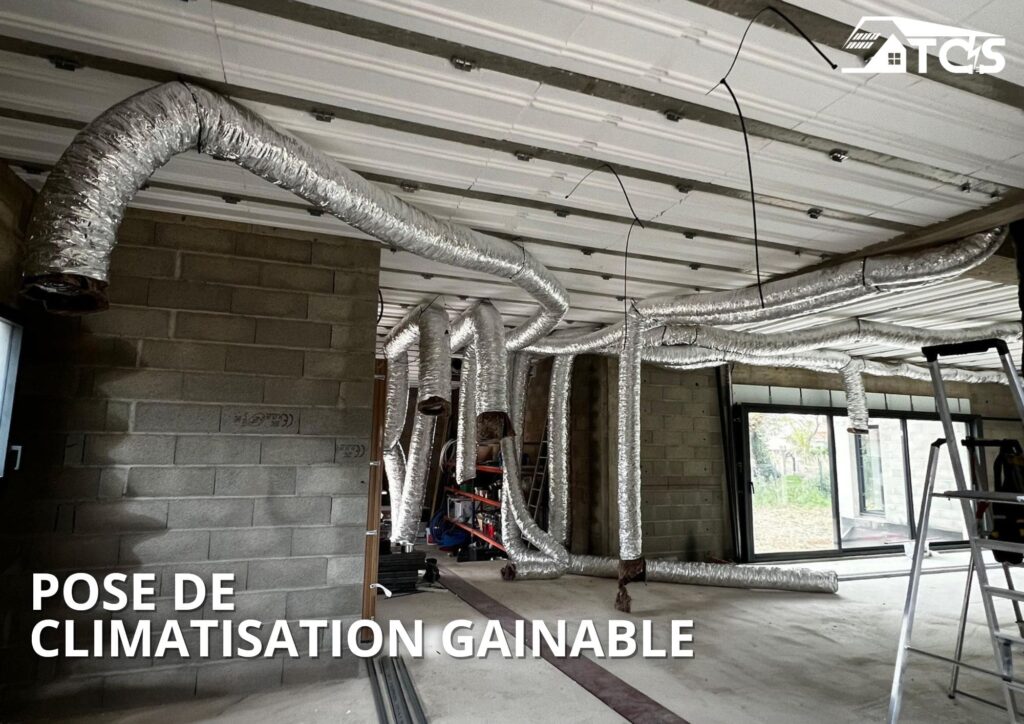 pose de climatisation gainable 66